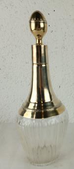 Carafe monture argent  ( Poinçon Minerve ) . Poids...