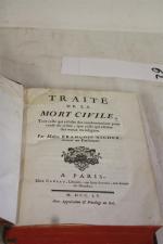 Droit - Richer : Traité de la Mort Civile
Paris, Ganeau,...