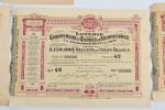 Lot 5 billets de Loterie Groupement d'Oeuvres de Bienfaisance -...