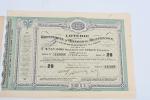 Lot 5 billets de Loterie Groupement d'Oeuvres de Bienfaisance -...