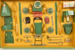 Meccano, coffret vert
"Constructeur d'automobiles n° 2". Complet (semble n'avoir jamais...