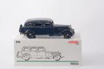 Märklin contemporain, limousine bleue à filets gris