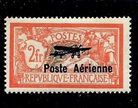 Enveloppe avec 2 timbres AEF postes aérienne n° 15 avec surcharge