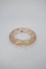 Lot - LOUIS VUITTON Bague jonc Inclusion