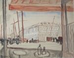 Paul NASSIVET (1904-1977)
La terrasse du café
Aquarelle signée en bas à...