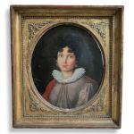 ECOLE FRANCAISE du XIXème
Portrait de dame
Huile sur toile ovale
32.5 x...