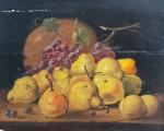 ECOLE FRANCAISE du XIXème
Nature morte aux fruits
Huile sur panneau
24.5 x...