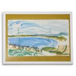 Jean LAUNOIS (1898-1942)
La baie
Aquarelle signée en bas à droite
34 x...