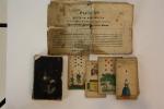 Jeu divinatoire de Mlle Lenormand. Anonyme. Complet. Cartes salies, dans...