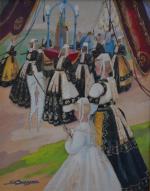 Suzanne GUEGUEN (1900-1979)
La procession en Bretagne
Gouache signée en bas à...