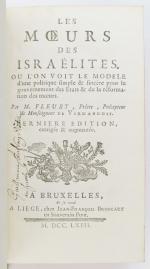 FLAVIUS JOSEPH. Histoire des Juifs écrite par Flavius Joseph sous...