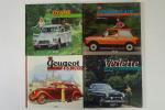 AUTOMOBILIA. Lot de 26 beaux ouvrages illustrés en couleurs de...