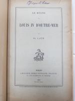 LAUER (Ph) - Le règne de LOUIS IV d'Outremer, Paris,...