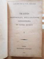 Congrès de la Paix 1919-1920 - Traités et conventions, 2...