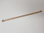 Bracelet maille cubaine 22cm env or 750° poids 26,5g
