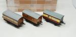 HORNBY "0" rame comprenant une loco-tender LNER, 3 voitures "teck"...