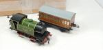 HORNBY "0" rame comprenant une loco-tender LNER, 3 voitures "teck"...