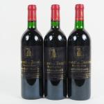 3 BOUTEILLES COUVENT DES JACOBINS GCC ST EMILION - 1990...